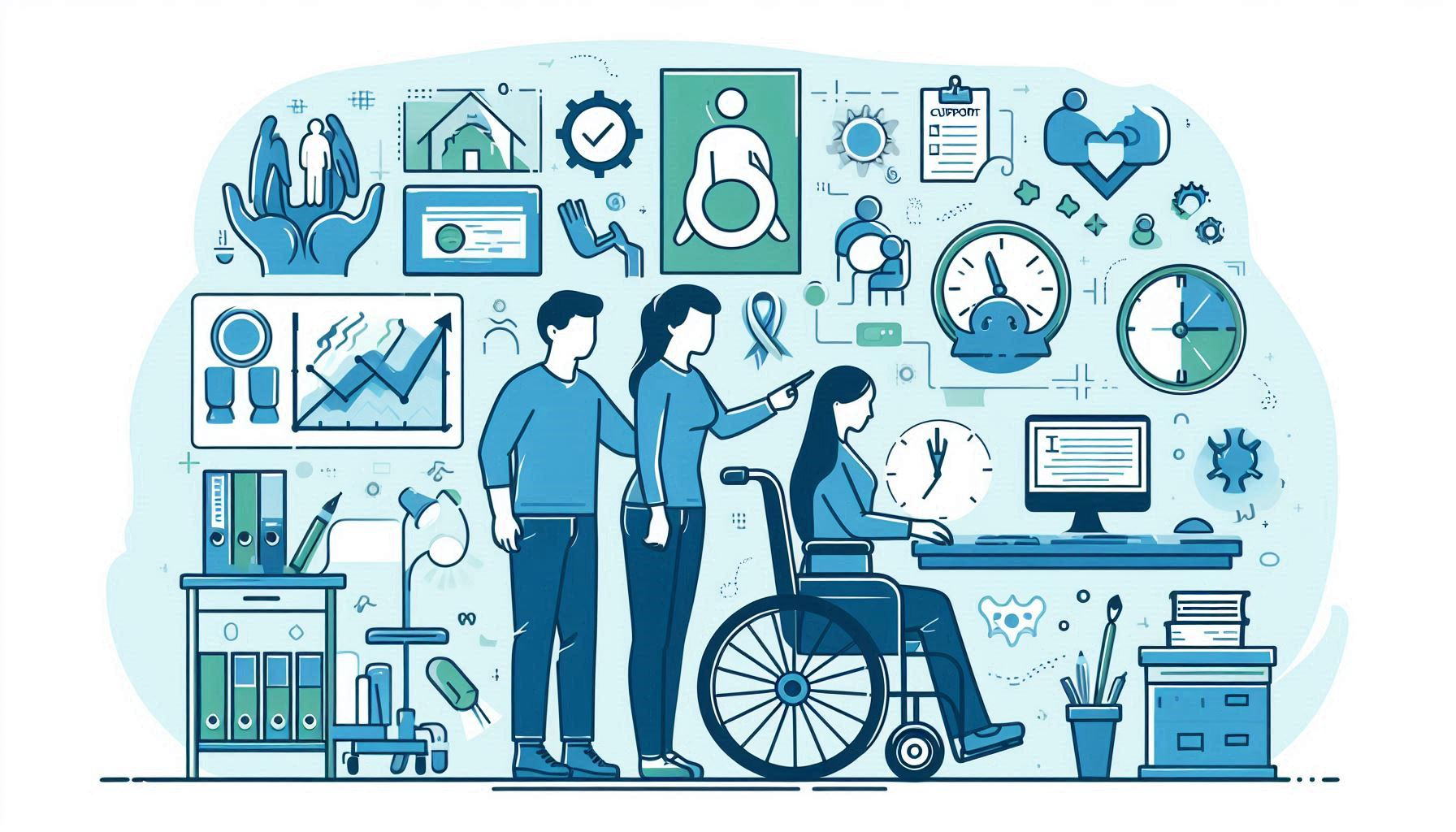 Blog-1 featured image التأهيل المهني والعمل لذوي الإعاقة وطيف التوحد: نحو إدماج فعّال