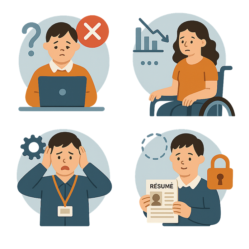 تحديات تواجه ذوي الإعاقة والتوحد في سوق العمل